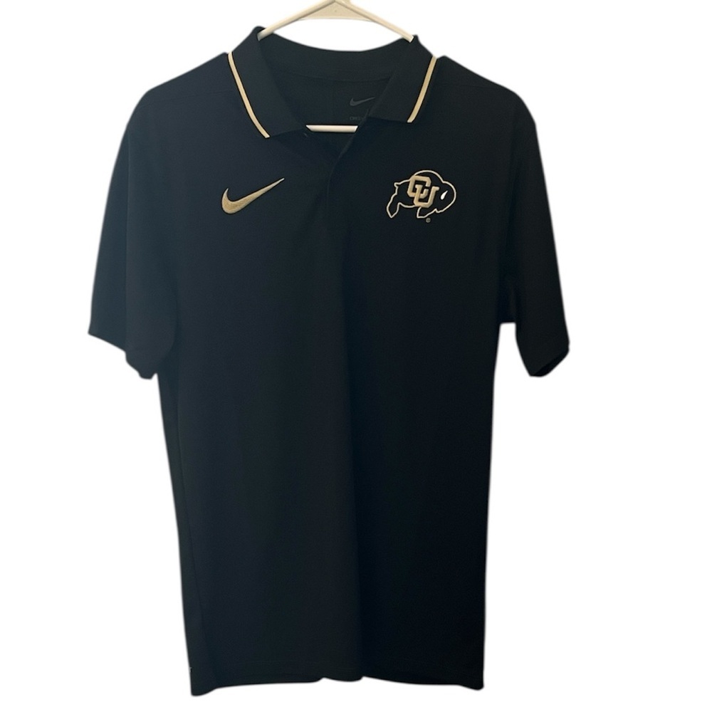 University of Colorado Nike Dri-Fit Black Polo Shirt